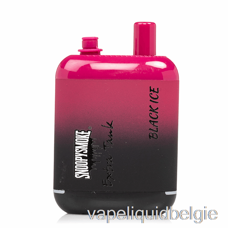 Vape Smaken Snoopy Smoke Extra Tank 2 15000 Wegwerp Zwart Ijs